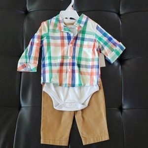 three pieces 6-9 months